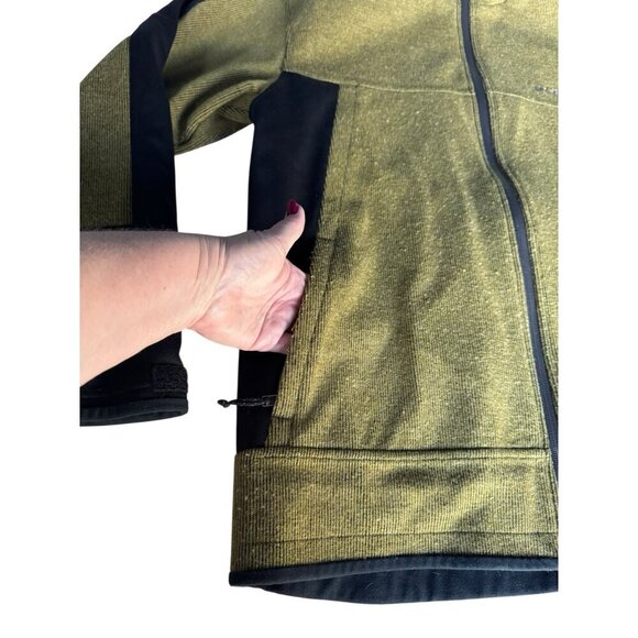 Columbia Men's Sz L Grade Max Softshell Jacket Bronze Green Omni Heat Wool Blend - Picture 10 of 14
